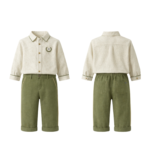Little Explorer Linen Shirt & Trouser Set