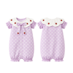 Baby short sleeve playsuit.